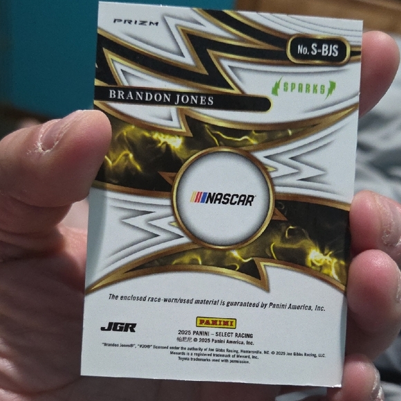 Select Racing Card with Brandon Jones - Picture 2 of 3